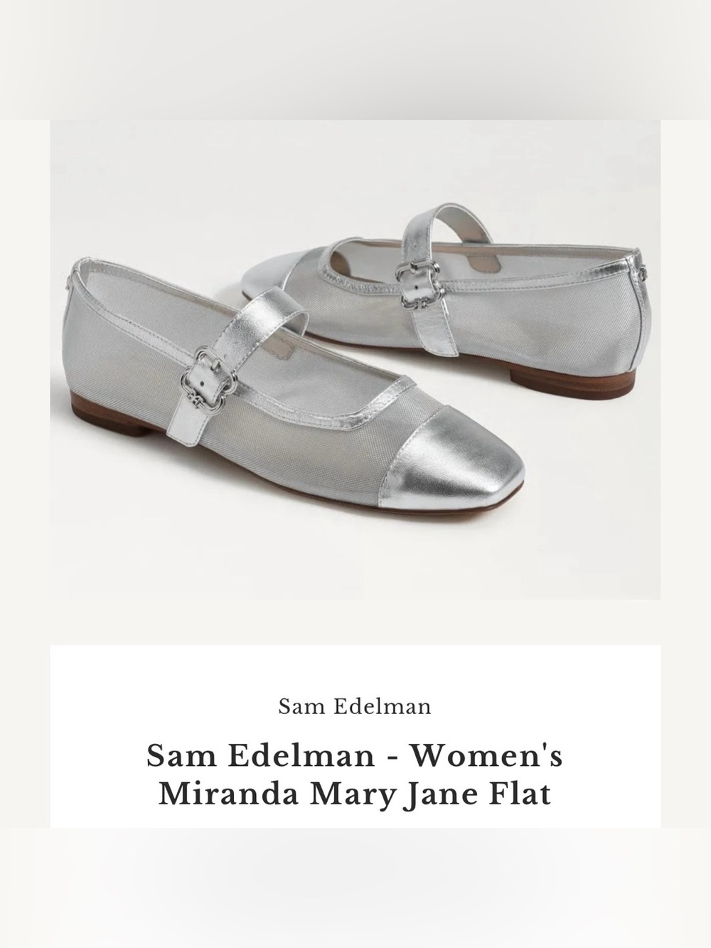 Sam Edelman - Women's Miranda Mary Jane Flat 9.5